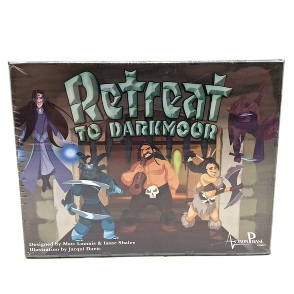Retreat to Darkmoor Card Game, 2016 Action Phase Games New Small Box Big Fun
